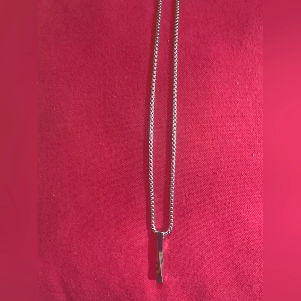 Stainless Steel High Quality Jewelry, Dog Tag Necklace W/ Charm -CODE DEE ITEM-